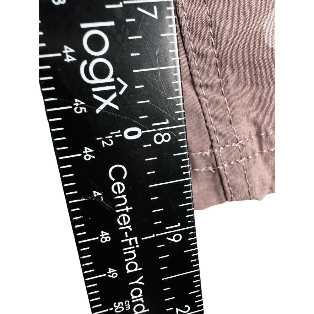 Eddie Bauer First Ascent Camo Capri Pants Women Size 12 Pink/Maroon Stretch Hike - Picture 3 of 12